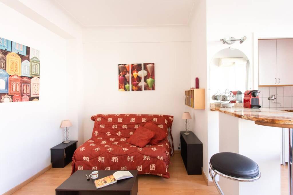 Apartamento Nice Center - Bright Studio Balcony Wifi & Aircon Exterior foto